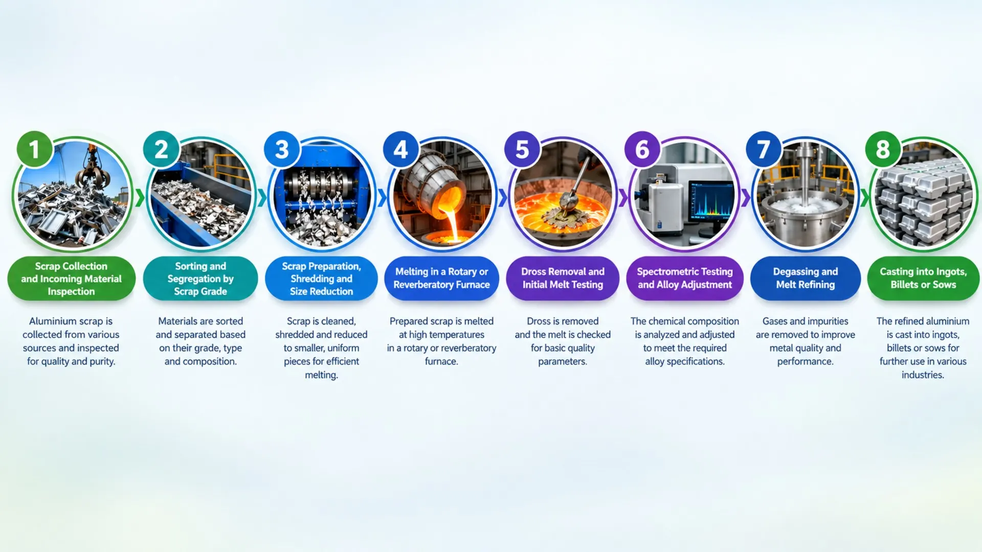 aluminium recycling process